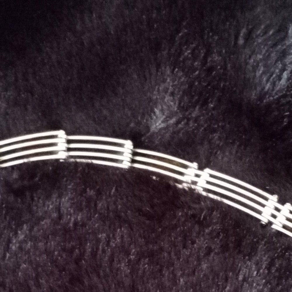 Vintage Ladies 925 Sterling Silver Bracelet (7 inch)